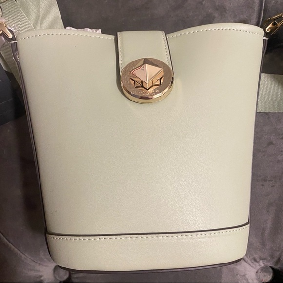 NWT Kate Spade Audrey Mini Bucket Bag in Sage - Picture 9 of 14